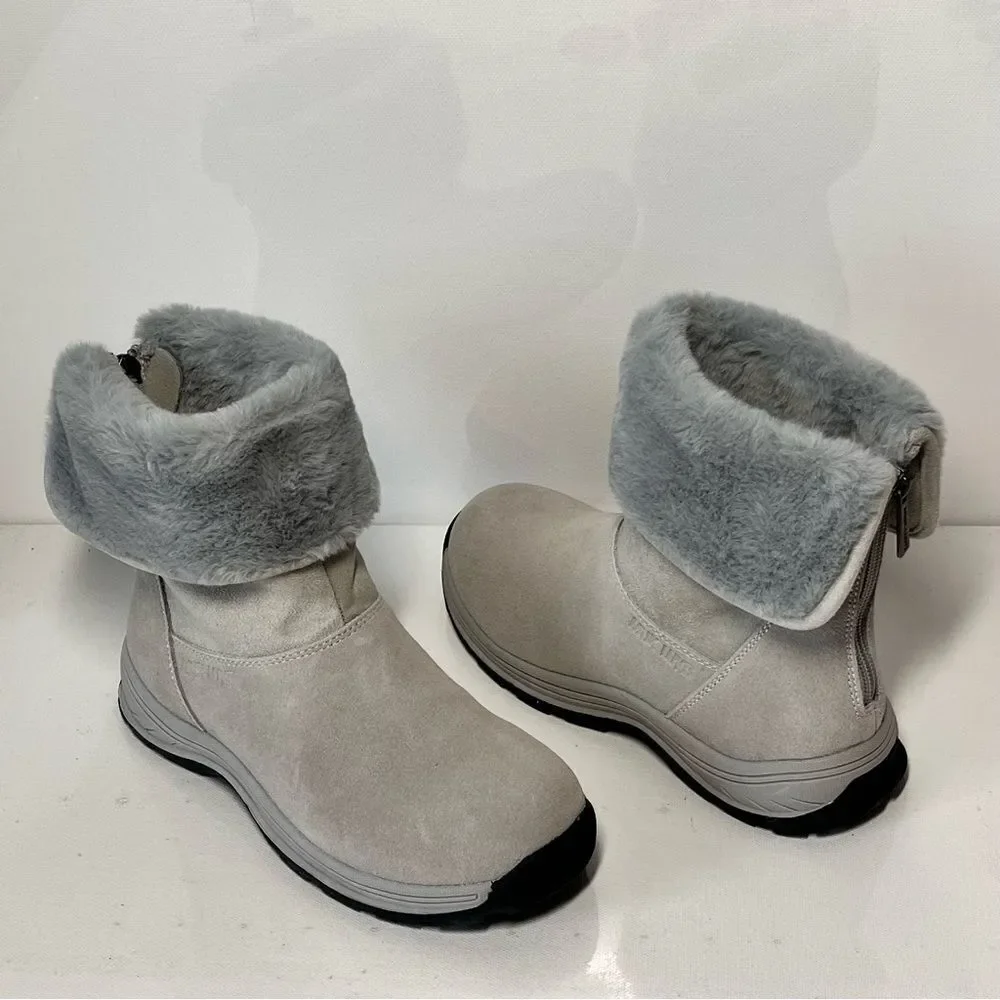 Muk Luks Ariel Water-Repellent Suede Winter Boots